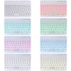 HY006D Round Keys Detachable Bluetooth Keyboard Leather Case with Colorful Backlight & Holder for iPad mini 6, HY006D