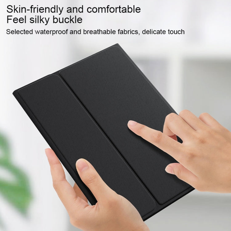 HY006D Round Keys Detachable Bluetooth Keyboard Leather Case with Colorful Backlight & Holder for iPad mini 6, HY006D