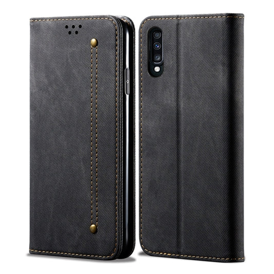 Denim Texture Casual Style Horizontal Flip Leather Case with Holder & Card Slots & Wallet, For Galaxy A70, For Galaxy M30s, For Galaxy A10s, For Galaxy A20 / A30, For Galaxy A20s, For Galaxy A50s / A50 / A30s, For Galaxy S10 5G, For Galaxy S10