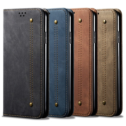Denim Texture Casual Style Horizontal Flip Leather Case with Holder & Card Slots & Wallet, For Galaxy S10e, For Galaxy S10+, For Xiaomi Redmi Note 8 Pro, For Xiaomi Redmi Note 8, For OnePlus 7T, For Xiaomi Mi 9 Pro