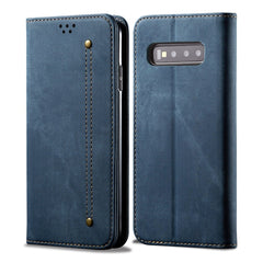 Denim Texture Casual Style Horizontal Flip Leather Case with Holder & Card Slots & Wallet, For Galaxy S10e, For Galaxy S10+, For Xiaomi Redmi 7, For Xiaomi Redmi 7A, For Xiaomi Redmi 8, For Xiaomi Redmi 8A, For Xiaomi Redmi Note 7 / 7 Pro