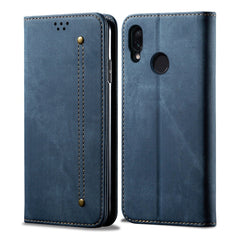 Denim Texture Casual Style Horizontal Flip Leather Case with Holder & Card Slots & Wallet, For Galaxy S10e, For Galaxy S10+, For Xiaomi Redmi 7, For Xiaomi Redmi 7A, For Xiaomi Redmi 8, For Xiaomi Redmi 8A, For Xiaomi Redmi Note 7 / 7 Pro