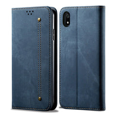 Denim Texture Casual Style Horizontal Flip Leather Case with Holder & Card Slots & Wallet, For Galaxy S10e, For Galaxy S10+, For Xiaomi Redmi 7, For Xiaomi Redmi 7A, For Xiaomi Redmi 8, For Xiaomi Redmi 8A, For Xiaomi Redmi Note 7 / 7 Pro