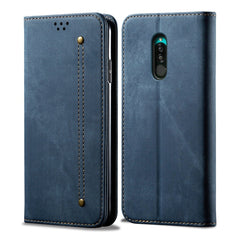 Denim Texture Casual Style Horizontal Flip Leather Case with Holder & Card Slots & Wallet, For Galaxy S10e, For Galaxy S10+, For Xiaomi Redmi 7, For Xiaomi Redmi 7A, For Xiaomi Redmi 8, For Xiaomi Redmi 8A, For Xiaomi Redmi Note 7 / 7 Pro