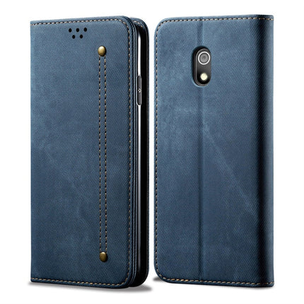 Denim Texture Casual Style Horizontal Flip Leather Case with Holder & Card Slots & Wallet, For Xiaomi Redmi 8A, For Galaxy A10s, For Xiaomi Mi 9