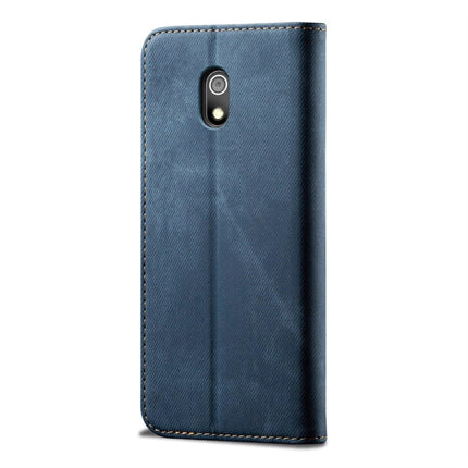 Denim Texture Casual Style Horizontal Flip Leather Case with Holder & Card Slots & Wallet, For Xiaomi Redmi 8A, For Galaxy A10s, For Xiaomi Mi 9