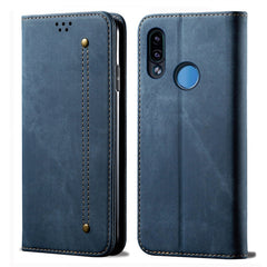 Denim Texture Casual Style Horizontal Flip Leather Case with Holder & Card Slots & Wallet, For Galaxy S10e, For Galaxy S10+, For Xiaomi Redmi 7, For Xiaomi Redmi 7A, For Xiaomi Redmi 8, For Xiaomi Redmi 8A, For Xiaomi Redmi Note 7 / 7 Pro