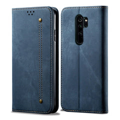 Denim Texture Casual Style Horizontal Flip Leather Case with Holder & Card Slots & Wallet, For Galaxy S10e, For Galaxy S10+, For Xiaomi Redmi 7, For Xiaomi Redmi 7A, For Xiaomi Redmi 8, For Xiaomi Redmi 8A, For Xiaomi Redmi Note 7 / 7 Pro