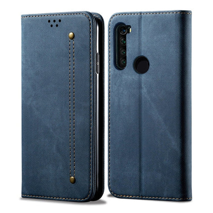 Denim Texture Casual Style Horizontal Flip Leather Case with Holder & Card Slots & Wallet, For Galaxy S10e, For Galaxy S10+, For Xiaomi Redmi Note 8 Pro, For Xiaomi Redmi Note 8, For OnePlus 7T, For Xiaomi Mi 9 Pro