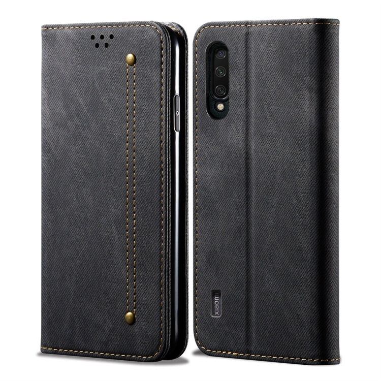 Denim Texture Casual Style Horizontal Flip Leather Case with Holder & Card Slots & Wallet, For Xiaomi Mi CC9e / Mi A3