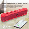 NewRixing NR-9017 Outdoor Portable Bluetooth Speaker with Phone Holder, Support Hands-free Call / TF Card / FM / U Disk