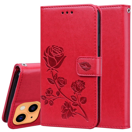 Rose Embossed Horizontal Flip PU Leather Case with Holder & Card Slots & Wallet