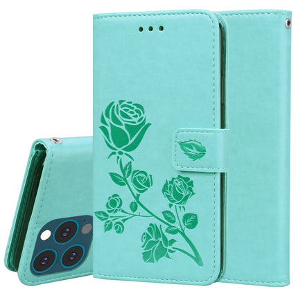 Rose Embossed Horizontal Flip PU Leather Case with Holder & Card Slots & Wallet