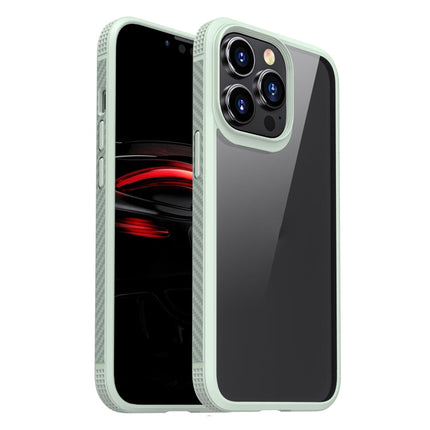 MG Series Carbon Fiber TPU + Clear PC Four-corner Airbag Shockproof Case, For iPhone 13 mini, For iPhone 13, For iPhone 13 Pro, For iPhone 13 Pro Max