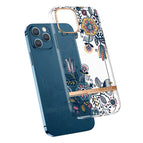 For iPhone 13 Pro Max / Po-phase Flowers