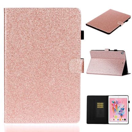 Varnish Glitter Powder Horizontal Flip Leather Case with Holder & Card Slot, For Huawei MediaPad T5, For iPad 10.2 / 10.5, For iPad 2 / 3 / 4, For iPad Air / Air 2 / iPad 9.7