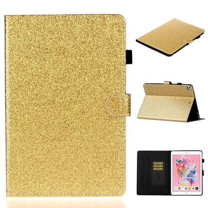 Varnish Glitter Powder Horizontal Flip Leather Case with Holder & Card Slot, For Huawei MediaPad T5, For iPad 10.2 / 10.5, For iPad 2 / 3 / 4, For iPad Air / Air 2 / iPad 9.7