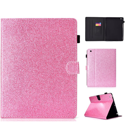 Varnish Glitter Powder Horizontal Flip Leather Case with Holder & Card Slot, For Huawei MediaPad T5, For iPad 10.2 / 10.5, For iPad 2 / 3 / 4, For iPad Air / Air 2 / iPad 9.7
