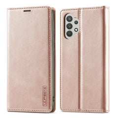 LC.IMEEKE Strong Magnetism Ultra-thin Horizontal Flip Matte TPU + PU Leather Case with Holder & Card Slots & Wallet, For Samsung Galaxy A32 5G