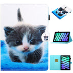 For iPad mini 2024 / mini 6 / Blue White Cat