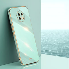 XINLI Straight Edge 6D Electroplate TPU Phone Case