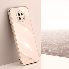 XINLI Straight Edge 6D Electroplate TPU Phone Case