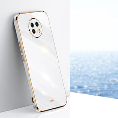XINLI Straight Edge 6D Electroplate TPU Phone Case