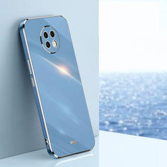 XINLI Straight Edge 6D Electroplate TPU Phone Case