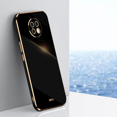XINLI Straight Edge 6D Electroplate TPU Phone Case