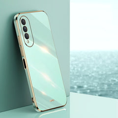 XINLI Straight Edge 6D Electroplate TPU Phone Case