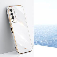XINLI Straight Edge 6D Electroplate TPU Phone Case