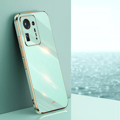 XINLI Straight Edge 6D Electroplate TPU Phone Case
