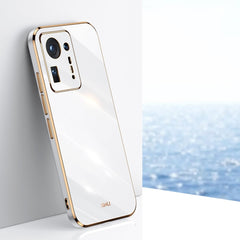 XINLI Straight Edge 6D Electroplate TPU Phone Case