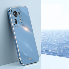 XINLI Straight Edge 6D Electroplate TPU Phone Case
