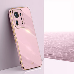 XINLI Straight Edge 6D Electroplate TPU Phone Case