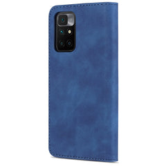 AZNS Skin Feel Calf Texture Horizontal Flip Leather Case with Card Slots & Holder & Wallet, For Xiaomi Redmi 10