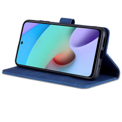 AZNS Skin Feel Calf Texture Horizontal Flip Leather Case with Card Slots & Holder & Wallet, For Xiaomi Redmi 10