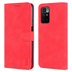 AZNS Skin Feel Calf Texture Horizontal Flip Leather Case with Card Slots & Holder & Wallet, For Xiaomi Redmi 10