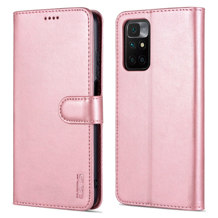 AZNS Skin Feel Calf Texture Horizontal Flip Leather Case with Card Slots & Holder & Wallet, For Xiaomi Redmi 10