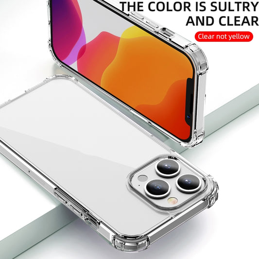 iPAKY Crystal Clear Series Transparent Shockproof TPU + PC Protective Case, For iPhone 13 mini, For iPhone 13, For iPhone 13 Pro, For iPhone 13 Pro Max