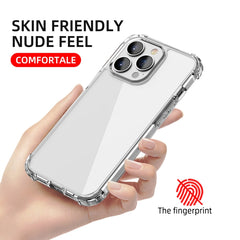 iPAKY Crystal Clear Series Transparent Shockproof TPU + PC Protective Case, For iPhone 13 mini, For iPhone 13, For iPhone 13 Pro, For iPhone 13 Pro Max