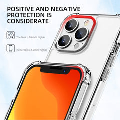 iPAKY Crystal Clear Series Transparent Shockproof TPU + PC Protective Case, For iPhone 13 mini, For iPhone 13, For iPhone 13 Pro, For iPhone 13 Pro Max
