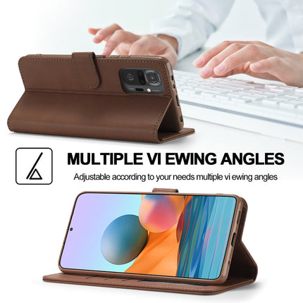 LC.IMEEKE Calf Texture Horizontal Flip Leather Case with Holder & Card Slots & Wallet, For Xiaomi Redmi 10