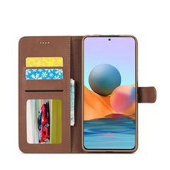 LC.IMEEKE Calf Texture Horizontal Flip Leather Case with Holder & Card Slots & Wallet, For Xiaomi Redmi 10