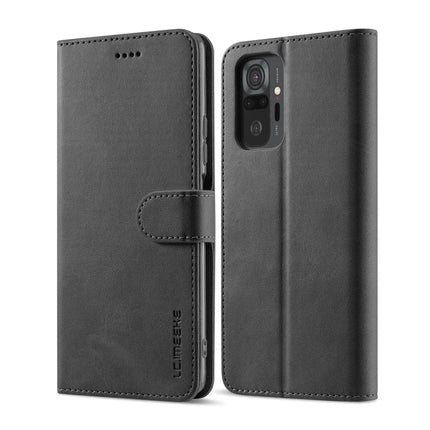 LC.IMEEKE Calf Texture Horizontal Flip Leather Case with Holder & Card Slots & Wallet, For Xiaomi Redmi 10