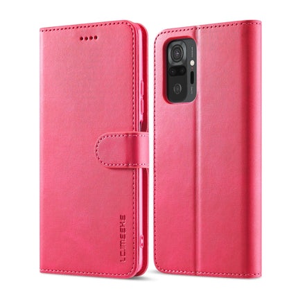 LC.IMEEKE Calf Texture Horizontal Flip Leather Case with Holder & Card Slots & Wallet, For Xiaomi Redmi 10