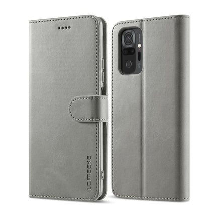 LC.IMEEKE Calf Texture Horizontal Flip Leather Case with Holder & Card Slots & Wallet, For Xiaomi Redmi 10