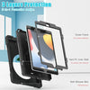 Silicone + PC Protective Case with Holder & Shoulder Strap, For iPad 10.2 2021 / 2020 / 2019