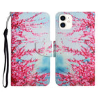 For iPhone 11 / Red Cherry Blossoms