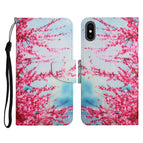For iPhone XS Max / Red Cherry Blossoms